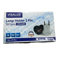 Visalux Lamp Holder 2 Pin E27 Series VFK6688 3A 250V- Fitting Colok Fleksibel untuk Berbagai Aplikas
