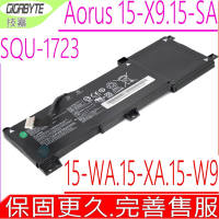 Gigabyte SQU-1723 技嘉電池 適用 Aorus 15-SA 15-WA 15-W9 15-X9 15-XA 雷神 911 SQU-1724 15WA 15W9