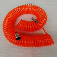 Pu 8Mm X 5Mm Polyurethane Air Compressor Hose Tube Flexible Air Tool With Connector Pu0805 Spring Sp