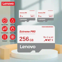 Lenovo 2TB Memory Card 128GB MLC U3 Micro TF Mini SD Card 1TB V30 4K Full HD TF Memory Flash Card 512GB 256GB For Phone/Camera