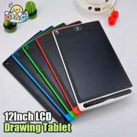 12Inch LCD Drawing Tablet for Children Writing Learning Pad Portable Color Electronic Graphic Board Art Tool Gifts for Kids