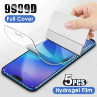 5PCS For Huawei Y6 2019 Y6P Y7 pro Y7P Y7A Y8P Y8S Y9 prime Y9S Y9A Y5 lite 2018 Hydrogel Film phone screen protector Film