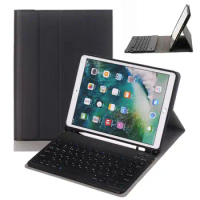 Russian Keyboard For iPad 6th 9.7 2018 Case W pencil holder Ultra-thin Smart Cover For iPad Air 2 Pro 9.7 Case Russian Keyboard