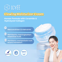 【BPOM】ICYEE Glowing Moisturizer Cream 30g/ Tone Up Cream-Brightening Hydrolyzed Collagen menjaga el