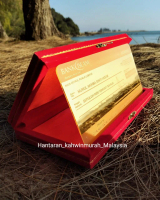 Replika Plate Cek Cheque Hantaran Tunang / Plate Mas Kahwin/ Exclusive Mockup Akad nikah wedding Han