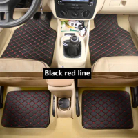 Universal car floor mat For VW Golf 6 Mk6 2008-2013 Jetta Mk5 06-2011 Vento 2009 2010 car mats