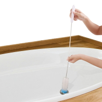 浴缸管道刷排水孔刷浴室下水口加長疏通器清潔刷子硬毛可彎曲