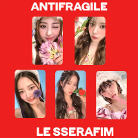 Thẻ Ảnh Chống Cháy Nổ, LESSERAFIM, Chaewon, Sakura, Kazuha, Eunchae, Thẻ Ảnh Yunjin, 5 Mỗi Bộ