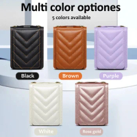 Removable Shoulder Strap Soft Leather Flip Cover Phone Case For Samsung Galaxy Z Flip 5 Back Wallet Folding Phone Cover