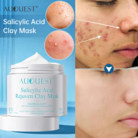 AUQUEST Acne Treatment Salicylic Acid Face Mask Black Head Remover Face Cleansing Facial Care Mask Clay Skin Care Beauty Health