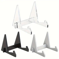 Acrylic Book Display Stand Display Easel Acrylic Book Easel for Book Magazine Comic Easel Phone Tablet Holder Book Stands