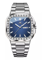 OLEVS Squarov Women Stainless Quartz Watch