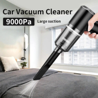 เครื่องดูดฝุ่นในรถยนต์ 9000PA 120W มือถือแบบไร้สาย USB ชาร์จพลังแรงดูดสูง