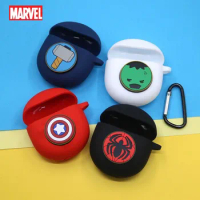 Disney Marvel Earphone Case Cover For Realme Buds Air Pro Silicone Wireless Headphone Protective Shell For Buds Air 2 With Hook