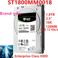 New Original HDD For Seagate Exos 1.8TB 2.5" SAS 128MB 10000RPM For Internal Hard Disk For Enterprise HDD For ST1800MM0018