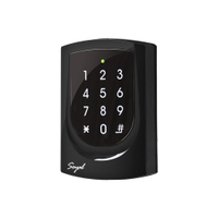 【帝網KingNet】SOYAL 茂旭 AR-725-E 雙頻 TCP/IP 亮黑 觸摸式背光鍵盤控制器 門禁讀卡機