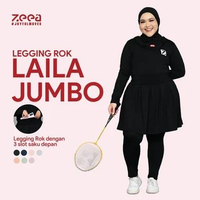 Zeea Legging Rok Rempel Jumbo Terbaru Legging R Laila 2XL