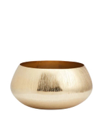 Pot ALU GO 30 X 30 X 15 Cm. Gold