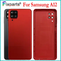 For Samsung Galaxy A12 Back Battery Cover Lens Door Rear Glass Housing Case Replacement For Samsung Galaxy A12 Nacho Back Cover