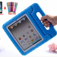 Shockproof Kids Handle case For Apple iPad Mini 1 2 3 EVA Foam Cover For iPad Mini2 Mini3 1 Funda Coque Stand Protective + Flim