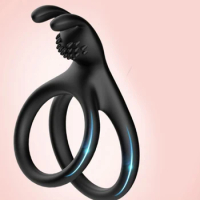 Vibrating Penis Ring Male Cock Ring Clitoral G Spot Vibrator Stimulator E1YC