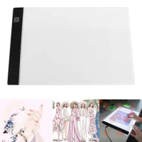 A4 Led Drawing Copy Pad 3 Level Dimmable Led Drawing Board Transparent Acrylic A4 Drawing Copy Pad Creative Gifts