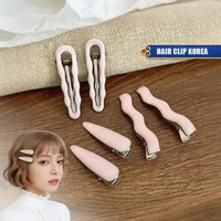 OEM SK-C1559 Jepit Rambut Wanita Isi 2PCS Model Gelombang Lucu / Hair Clip Korea Pastel Jepitan Ramb
