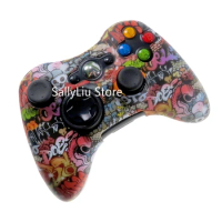 50pcs Silicone Rubber Protective Case Cover Skin for XBOX360 wired wireless controller protection water transfer silicone case