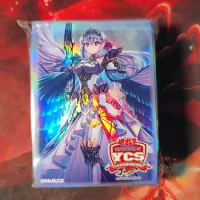100Pcs Yugioh Master Duel Monsters Tearalaments Lulucaros YCSJ Edition Collection Official Sealed Card Protector Sleeves