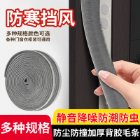 Door Gap Sealing Strip Window Wind Blocker Door Bottom Windproof Strip Door and Window Gap Glass Sli
