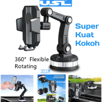 Holder Hp Mobil Car phone dashboard mobil multifungsi universal 360° rotation HD61 Super kuat Tripod