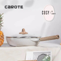 SALE CAROTE COSY FRY PAN WITH LID 28 CM