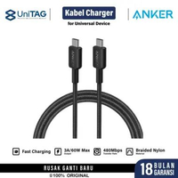 ANKER Kabel Data 322 Powerline USB C to C Braided 60W Fast Charging Cable for Samsung Android iPhone