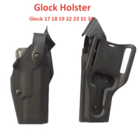 Glock Military Police Army Gun Holster Tactical Hunting Gun Case Glock 17 19 22 23 31 32 Airsoft Paintbant Gun Pouch Right Hand