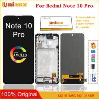 6.67" Original AMOLED For Xiaomi Redmi Note 10 Pro LCD Touch Screen Digitizer For Redmi Note10 Pro M2101K6G M2101K6R Display