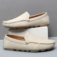 Boat Shoes Daily Slip-On Shoes Fashion Classics Man Loafers Breathable Casual Leather Shoes