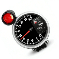 Tachometer LED untuk panel instrumen kereta – meter RPM digital 5 inci (127 mm), julat 0–10,000 RPM