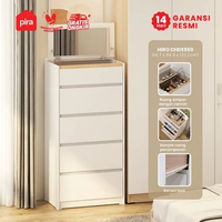 PIRA METROPOLIS OX - HIRO CH Series Lemari Laci HIRO CHDS560 WHITE - PRO OAK