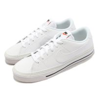 【NIKE 耐吉】休閒鞋 Court Legacy NN 男鞋 經典白 基本款 復古 皮革 平底鞋(DH3162-101)
