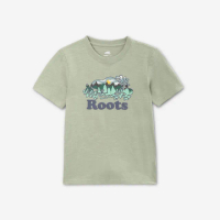【Roots】Roots 大童- OUTDOOR ROOTS短袖T恤(綠色)