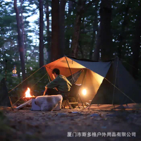 Outdoor Survival TC Cotton Bivouac Shelter Camping Tent Pop Up Tent Gazebo Ultralight Tent Roof Top Tent Beach Tent