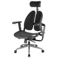 Boden-德國專利雙背多機能網布電腦椅/辦公椅/主管椅/電競椅(背墊加厚款)-70x70x114~123cm