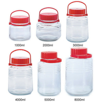日本ADERIA 梅酒罐 玻璃罐 附好提拿把手 快速出貨 1000-8000/5個尺寸 金益合玻璃器皿Drink eat