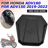For Honda ADV160 ADV 160 2022 ADV150 ADV 150 Motorcycle Accessories Fuel Tank Cover Carbon Fiber Pattern Gas Upper Guard Cap