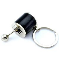 Car Mini Metal Turbo Turbocharger Keychain Car-styling Keyring Car Gearbox Pendant Keychain Stick Knobs Keyring Shift Key Ring