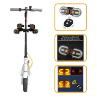 Electric Scooter LED Lamps Headlight USB Rechargeable Zoomable Bike Light for Xiaomi 1S M365 PRO2 Ninebot Skateboard Accessories