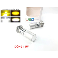 Đèn Pha Led Bi Cầu  Chân M5  Cốt Vàng Pha Trắng  Mẫu Cao Cấp Mới Nhất 2020