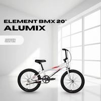 Sepeda Bmx 20 Element Alumix - Sepeda BMX Alumix 20 Inch Frame Alloy 20 Inch SILVER