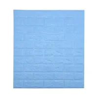 Kris Decor Wallpaper 3d Classical Brick - Biru