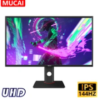 MUCAI 27 Inch Monitor 4K144Hz IPS UHD Desktop LED Display Gamer Computer Screen HDMI-compatible 2.1/DP/3840*2160